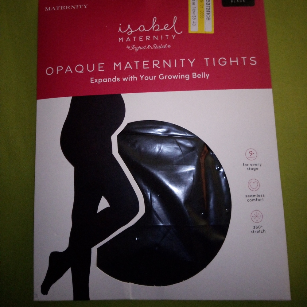 Opaque maternity tights size S/M